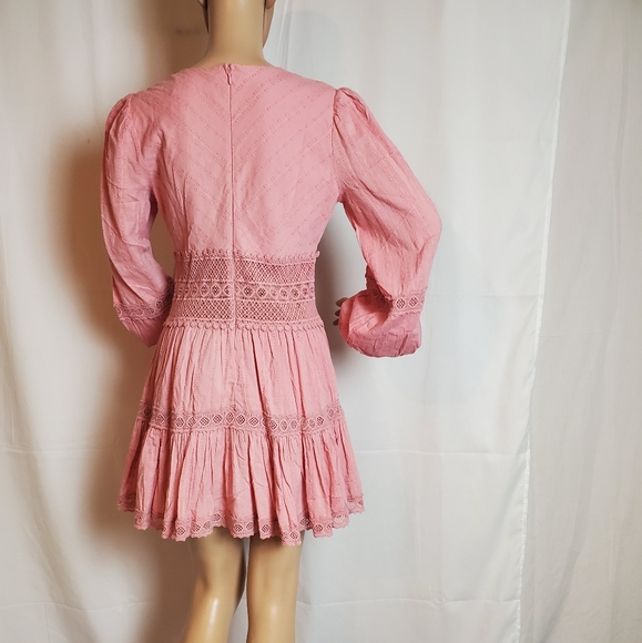 Free People Pink The Delightful Mini Dress - Picture 4 of 8